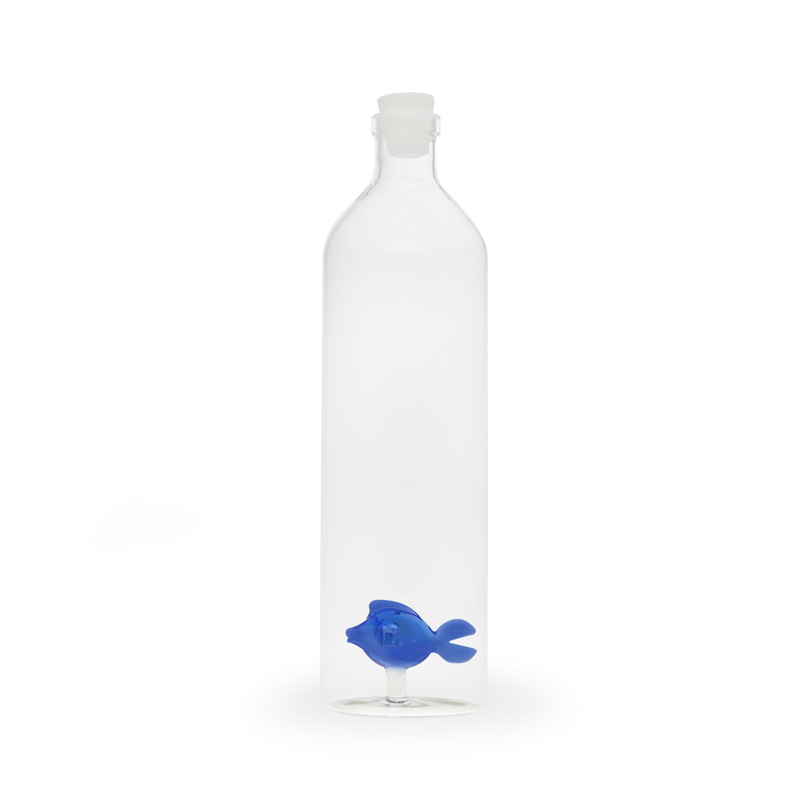 Glasflasche BLUE FISH 1.2 l Borosilicate