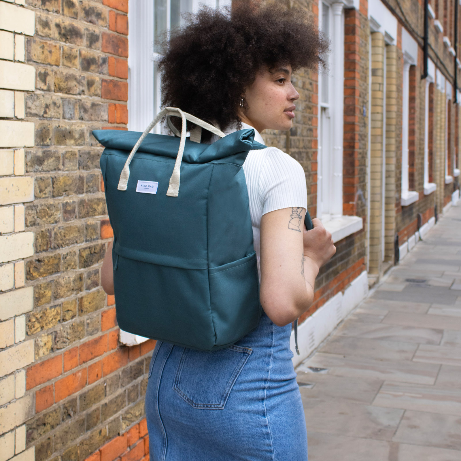 Large Backpack Moss Green 