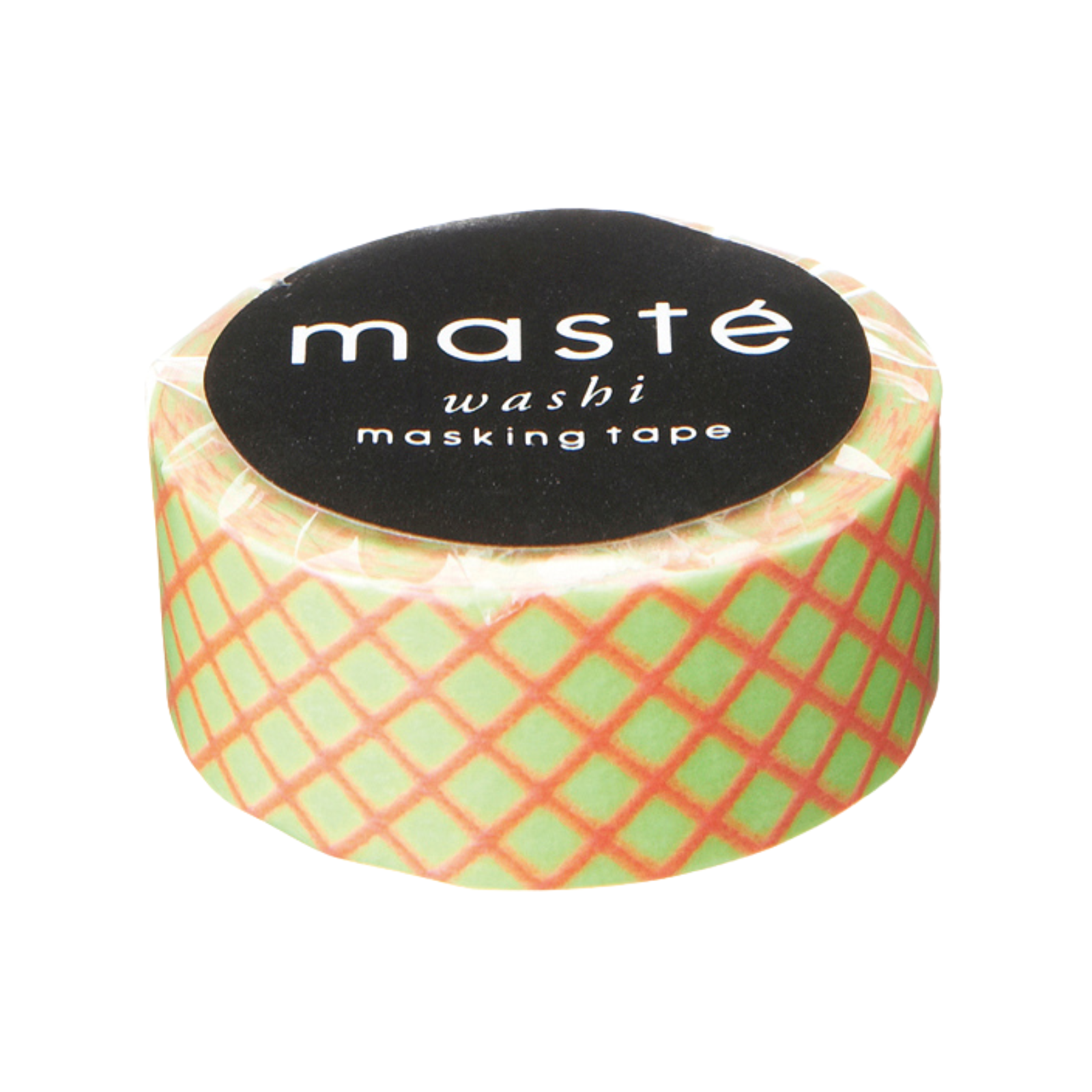 Masking tape MASTÉ BASIC neon lightgreen/ checkered