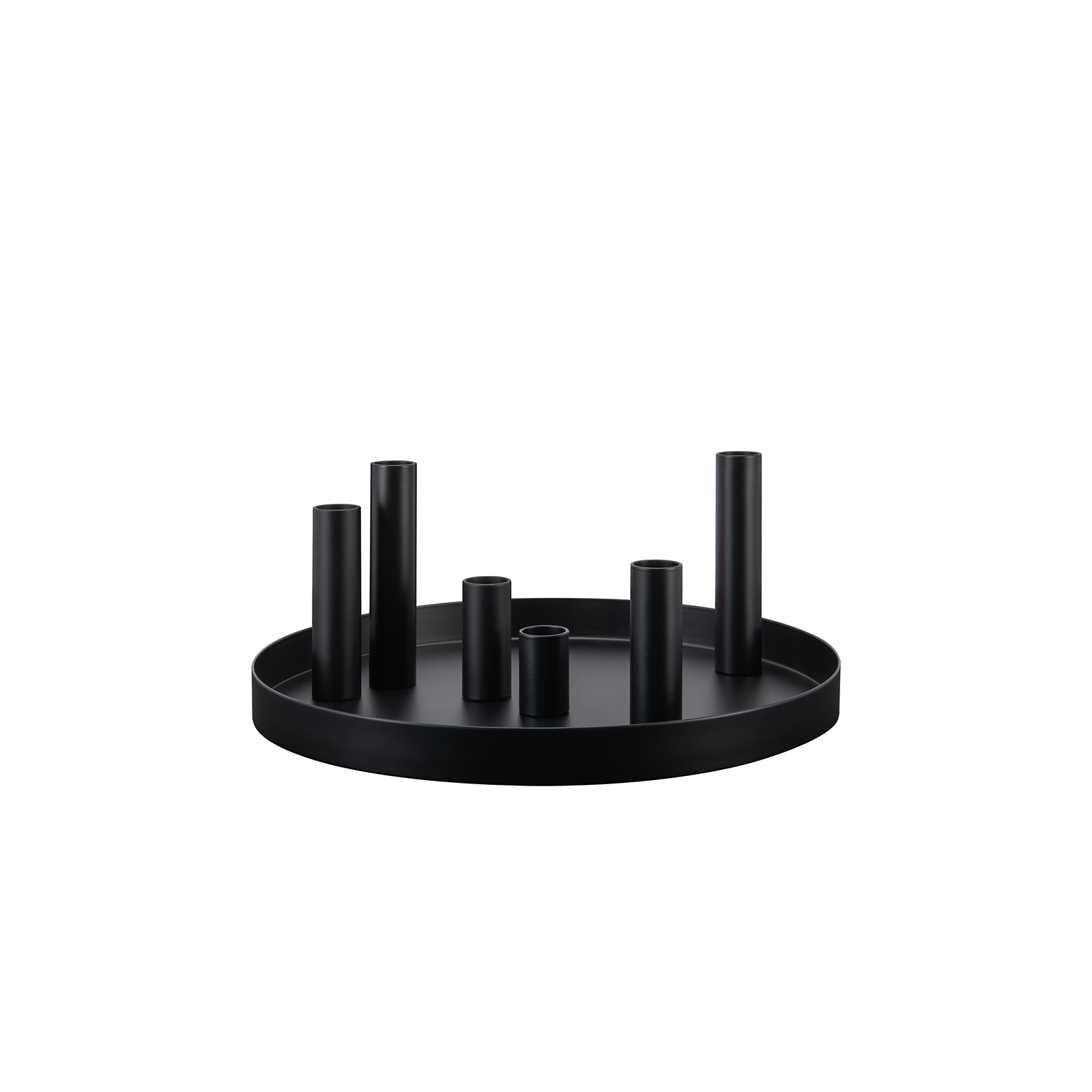 Magnetischer Kerzenhalter Luna black 7er set