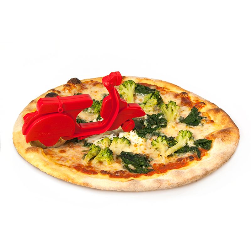 Découpe-pizza PIZZA SCOOTER rouge 
