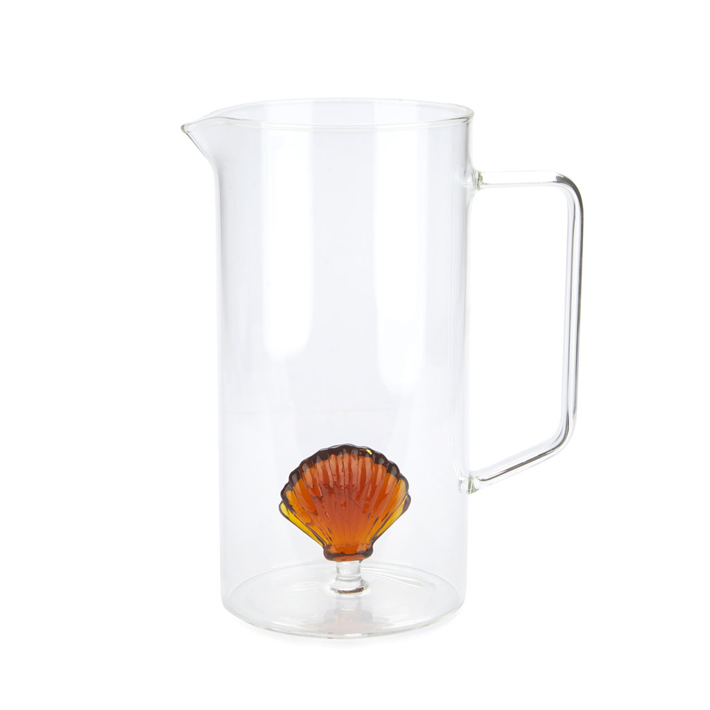 Glaskrug ATLANTIS SHELL 1.3 l amber Borosilicate