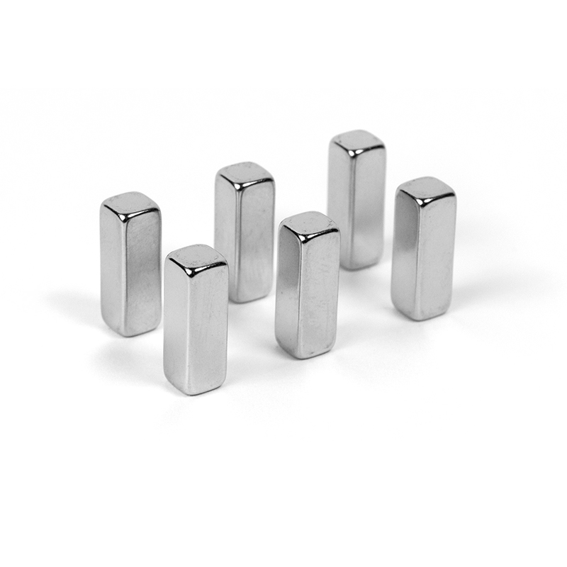 Strong Magnets STICK set of 6 silver 