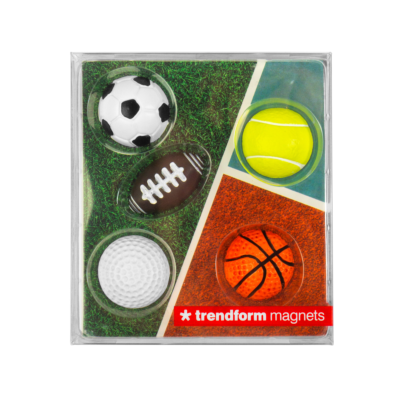 Magnets SPORTS set of 5 multicolor 