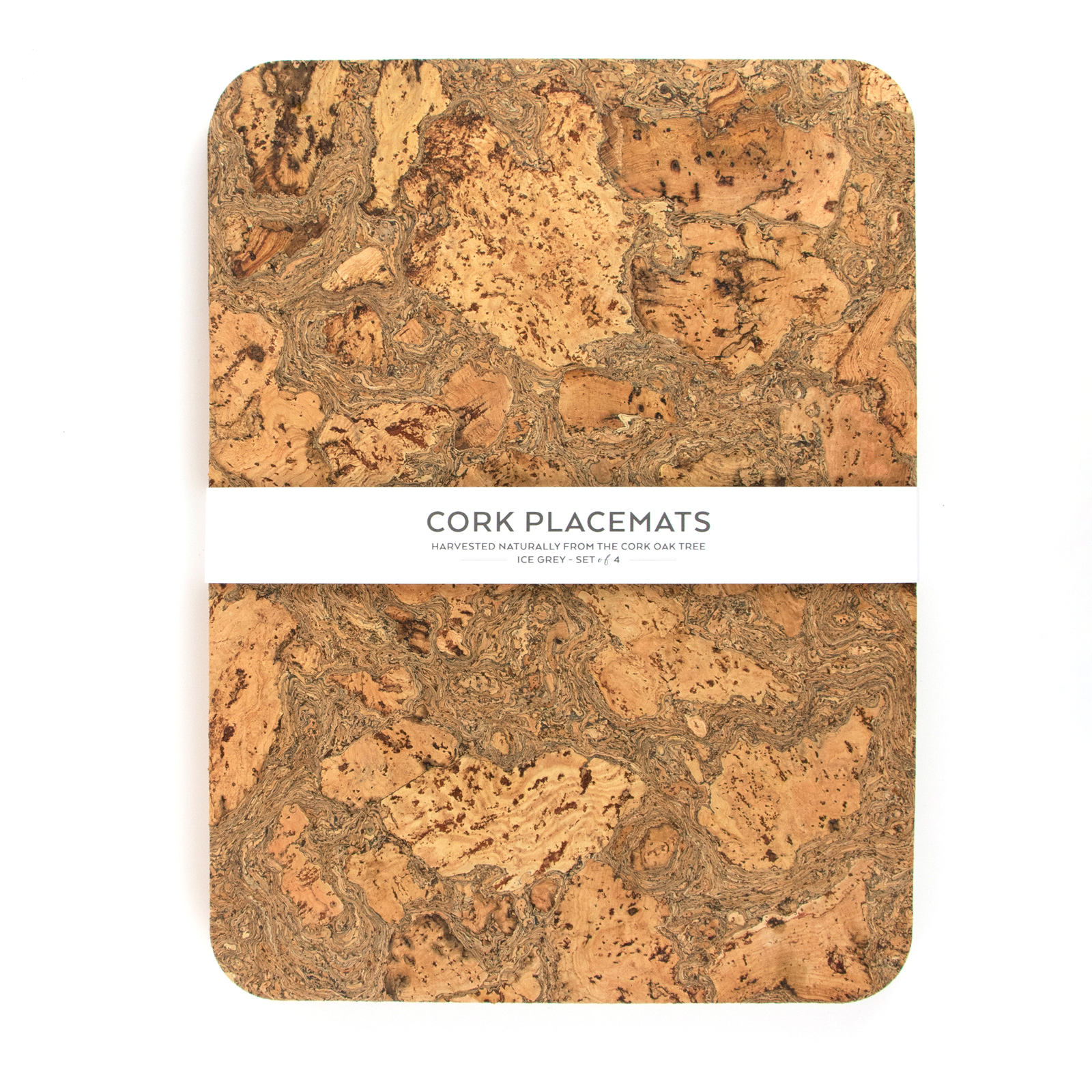 Tischset NATURAL CORK RECTANGLE 4er Set, 40x30cm