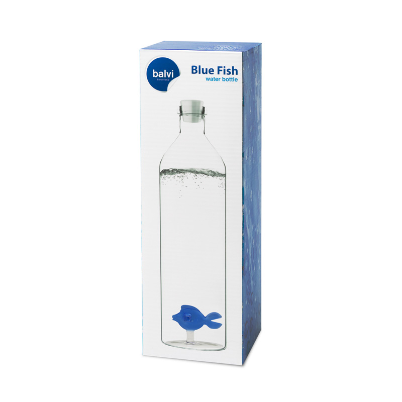 Glasflasche BLUE FISH 1.2 l Borosilicate