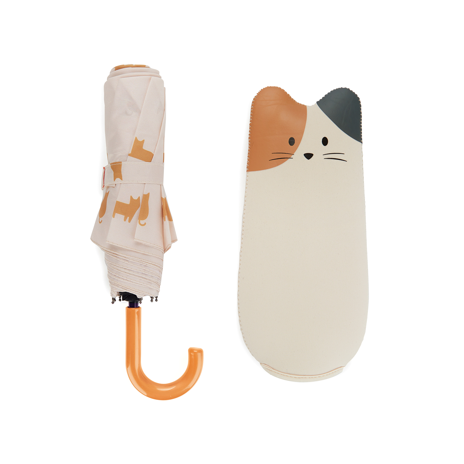 Schirm MEOWMBRELLA calico mit Cover