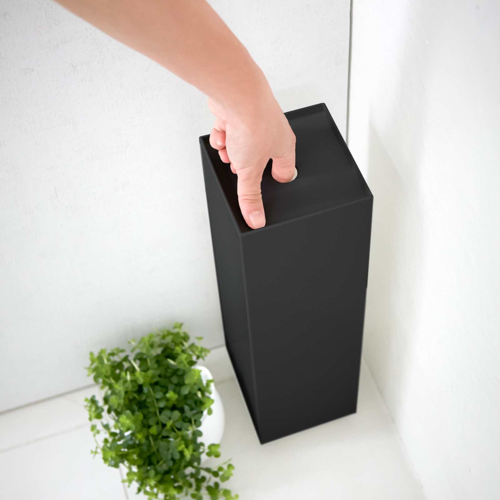 Toilettenpapierspender TOWER schwarz 