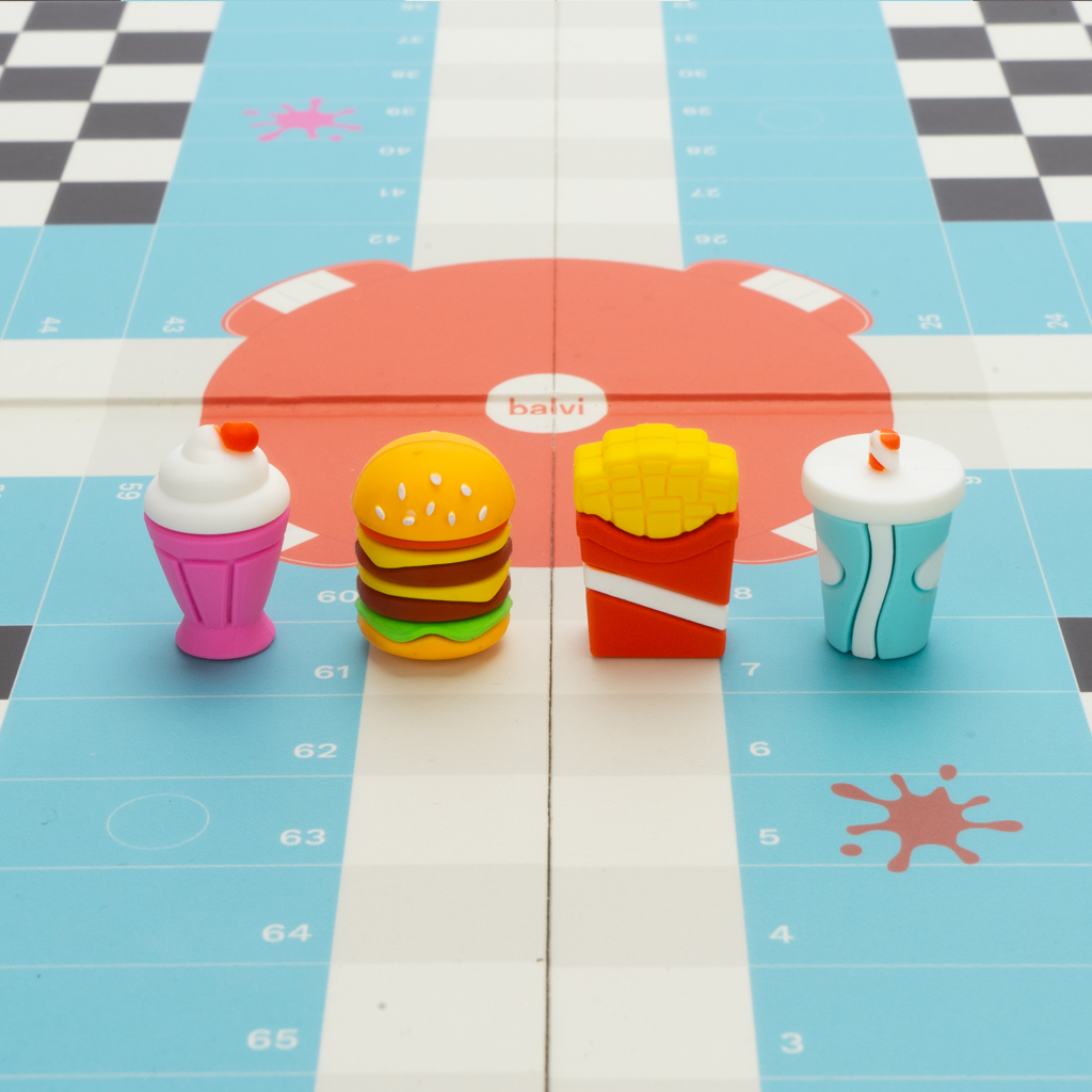 Jeu des petits chevaux LUDO'S DINER 