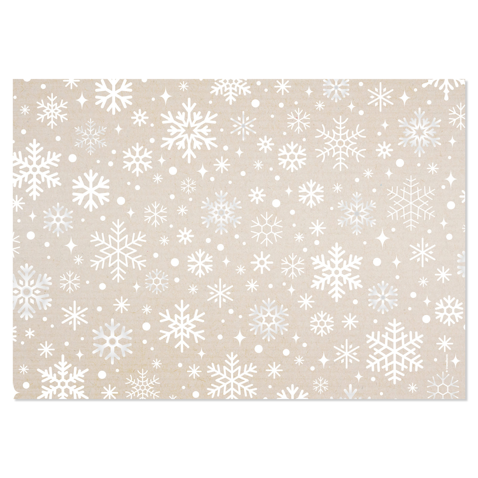 Paper placemat FROSTY 4 x 12 sheets