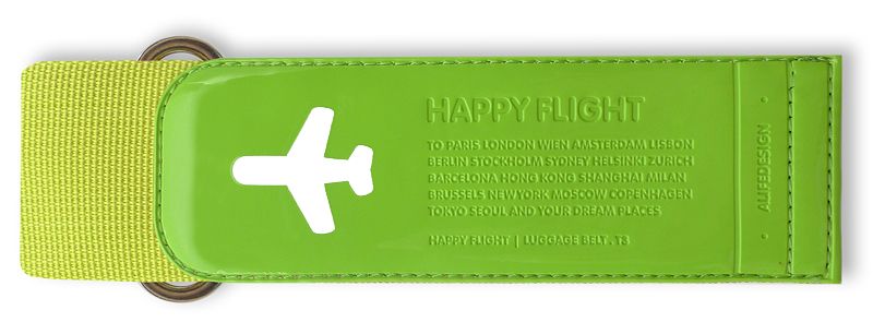 HAPPY FLIGHT LUGGAGE BELT grün 
