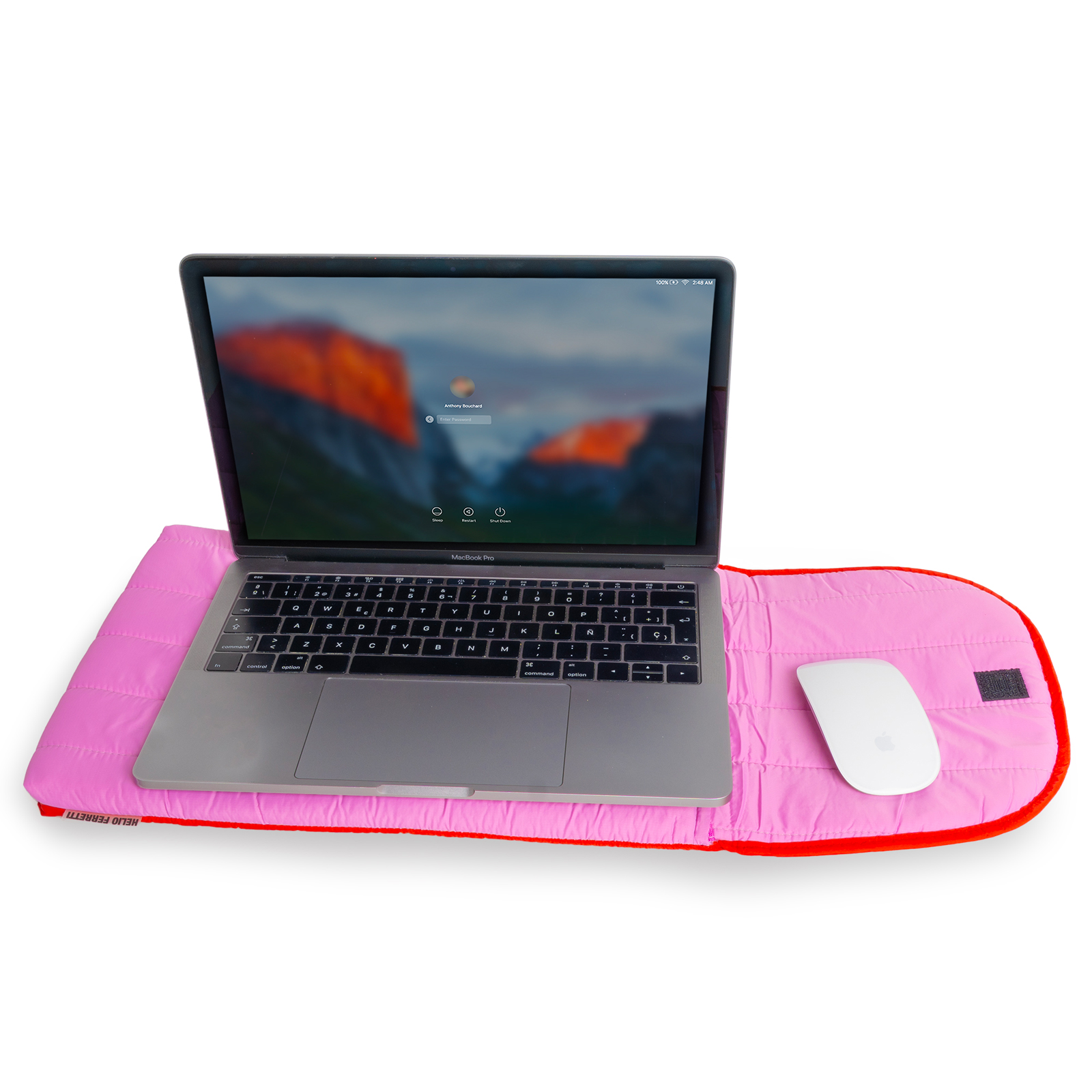 PUFFY LAPTOP SLEEVE PINK