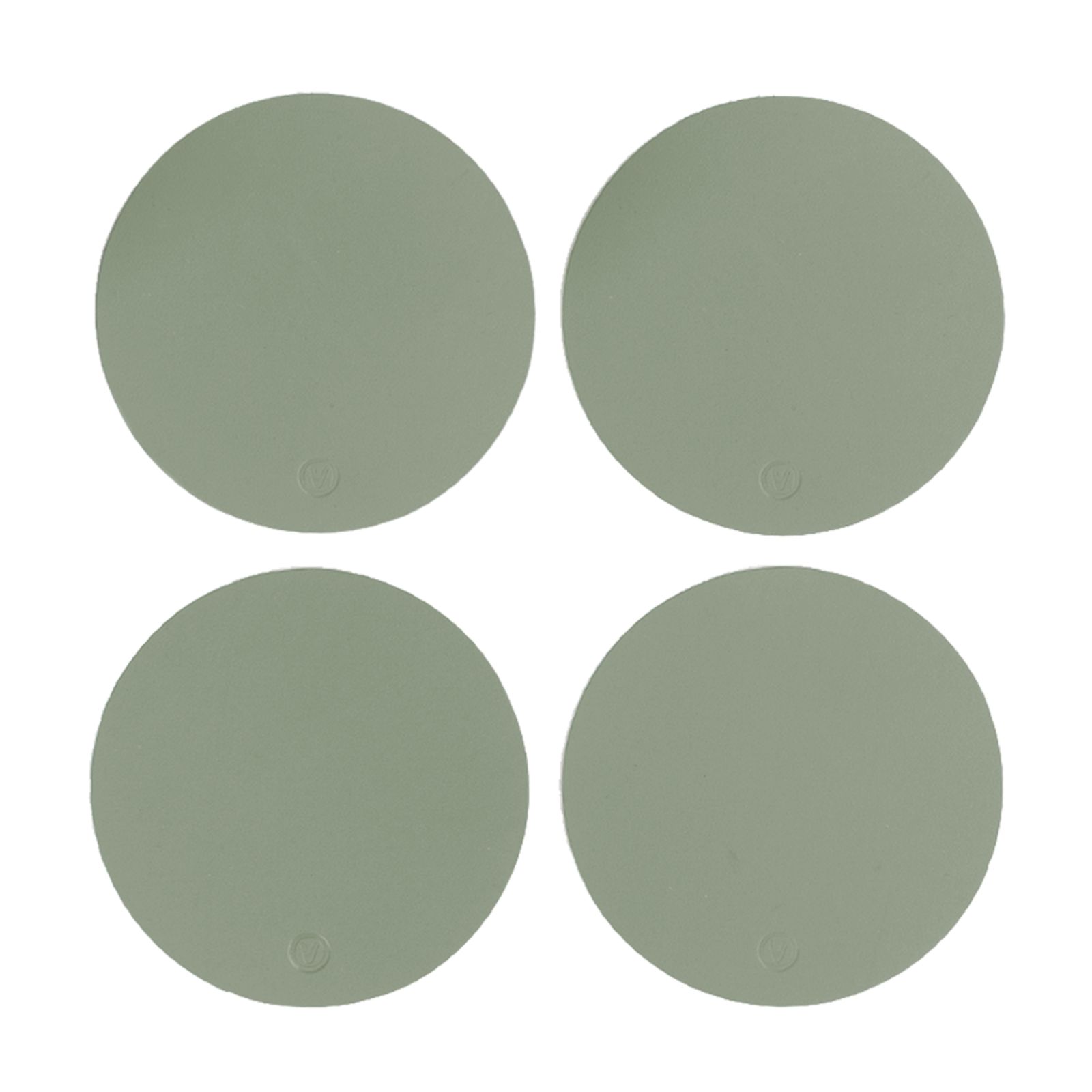 Ruca Round Coasters (x4) Sage Green