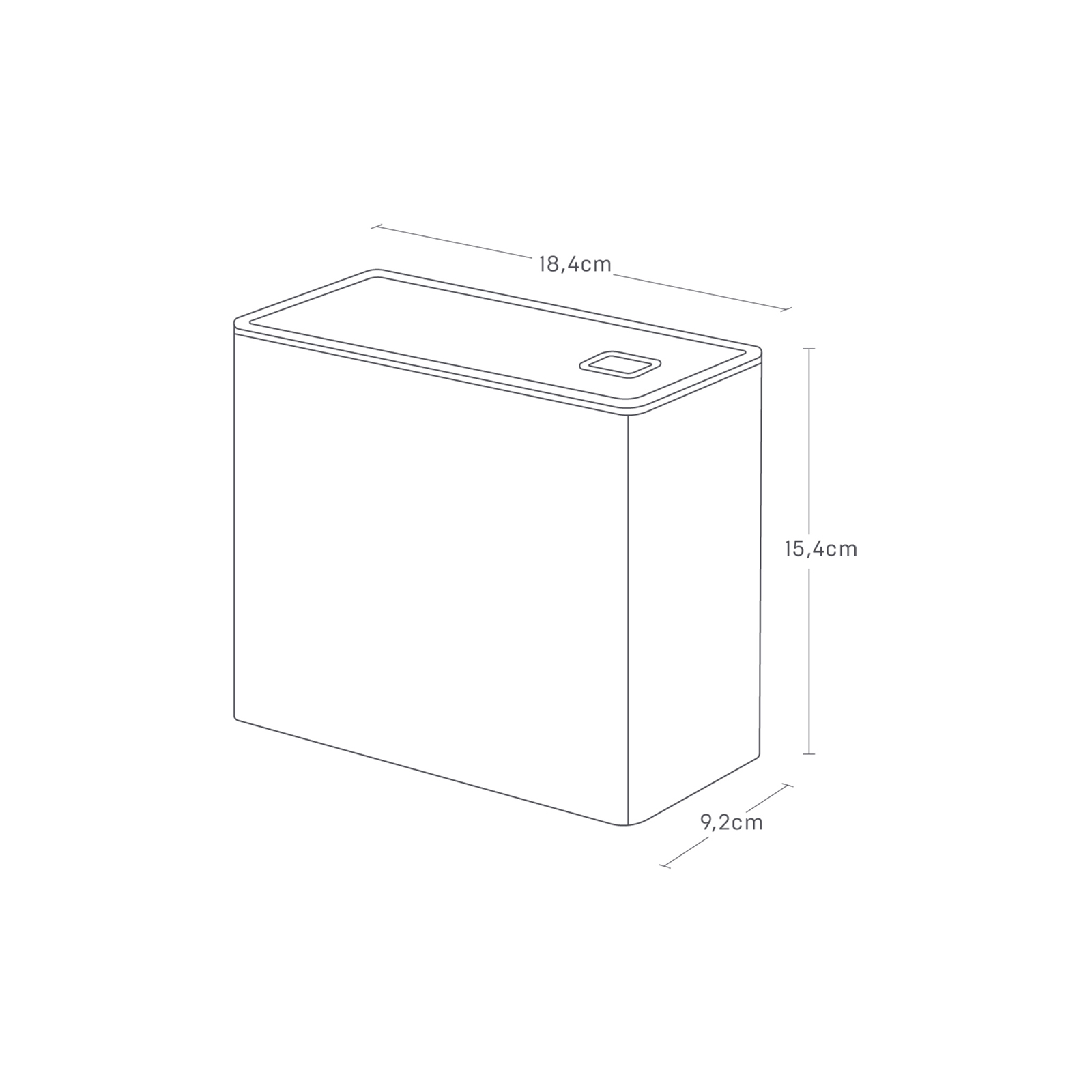Luftdichte Kaffeedose TOWER weiss 