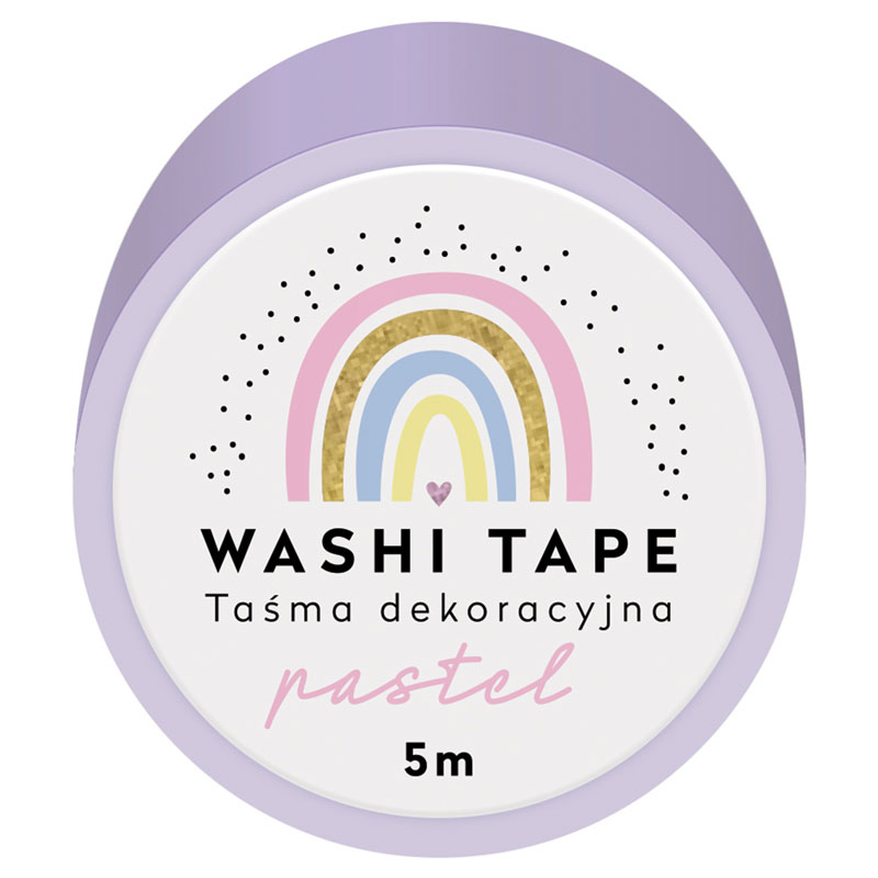 Washi Tape GLITTER PASTEL Display à 24 pcs. 