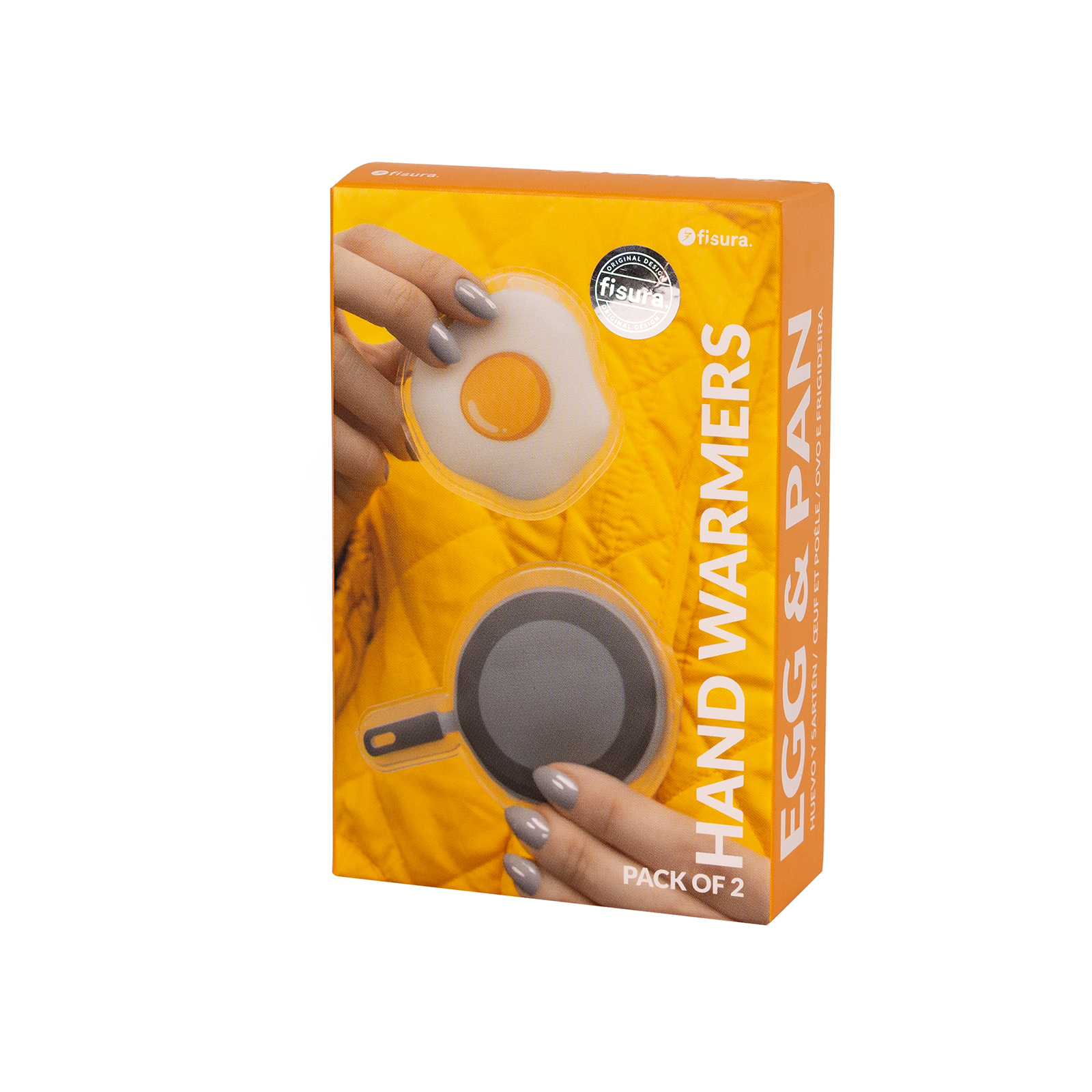Hand warmer EGG & FRYING PAN  pack of 2