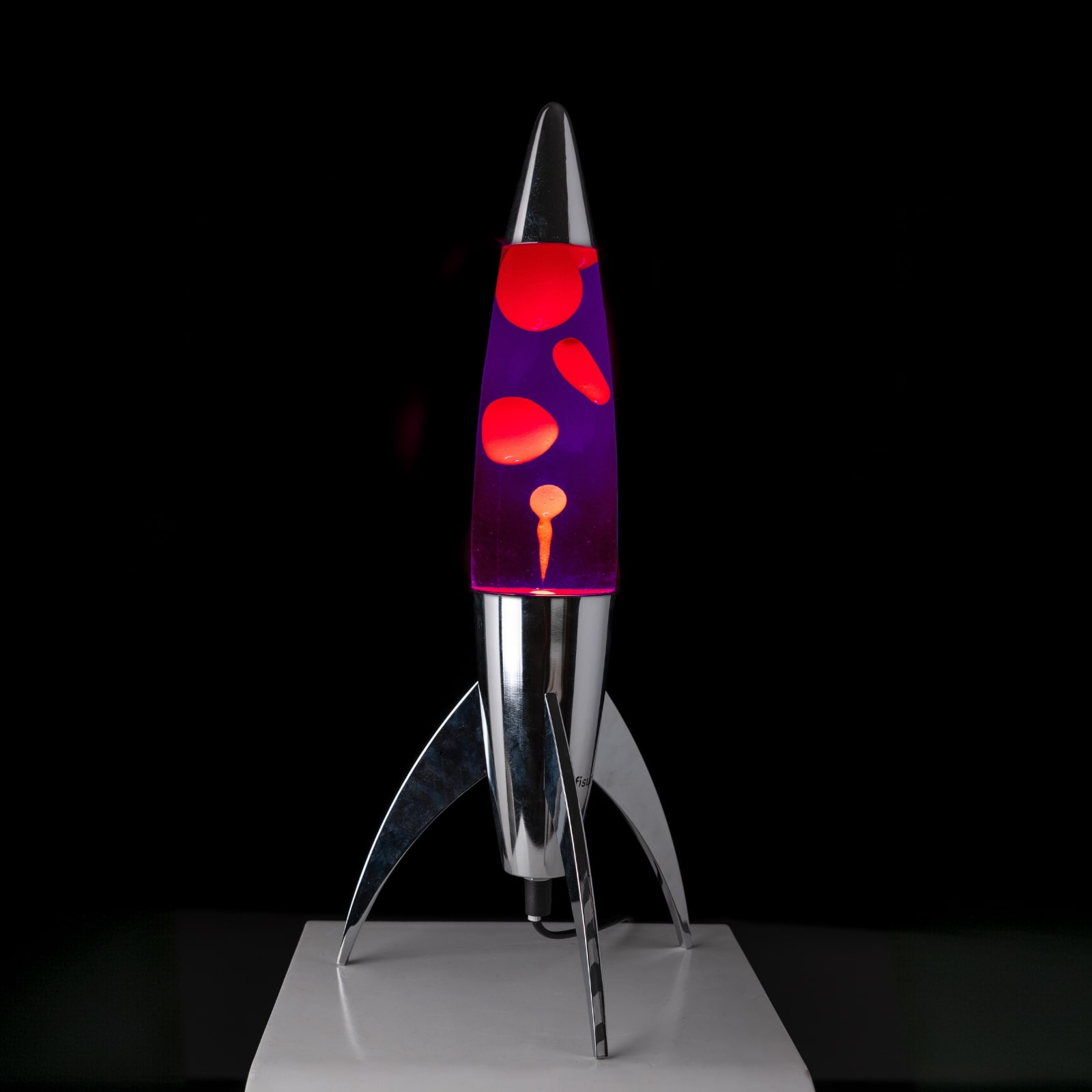 Lava Lamp ROCKET - blue 