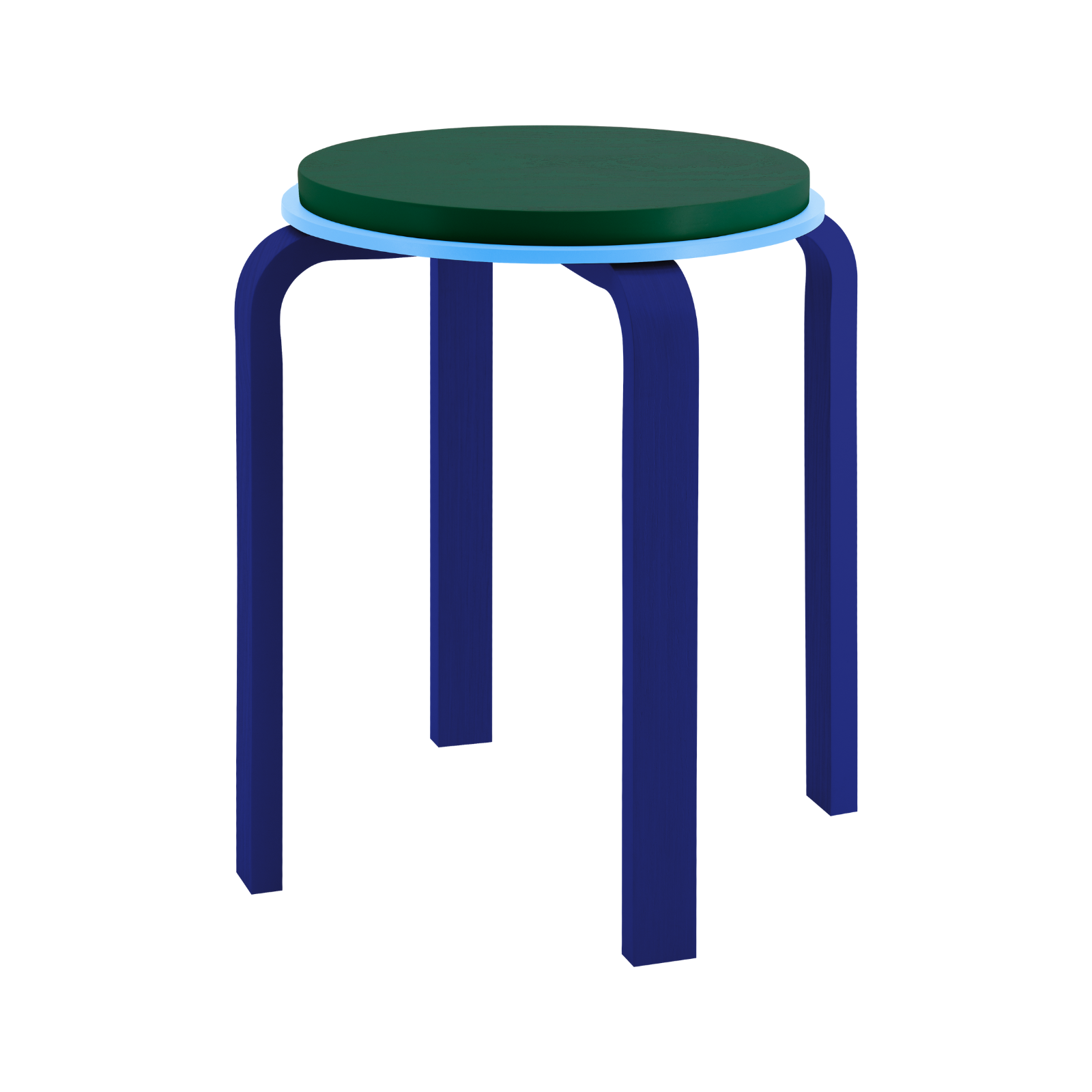 Tabouret Max blue 