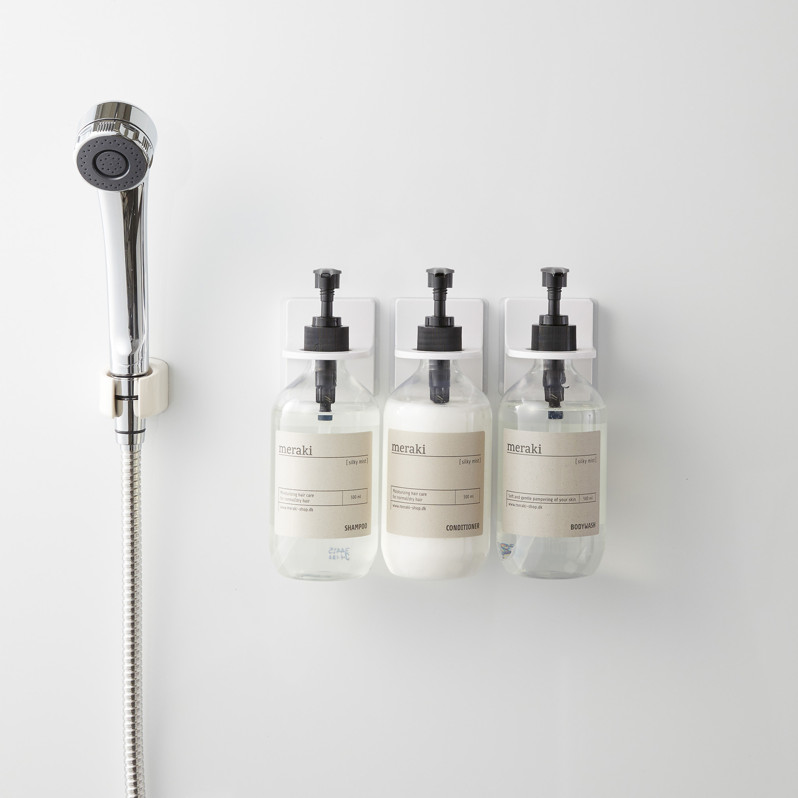 Klebehaken-Spender-Halter TOWER weiss