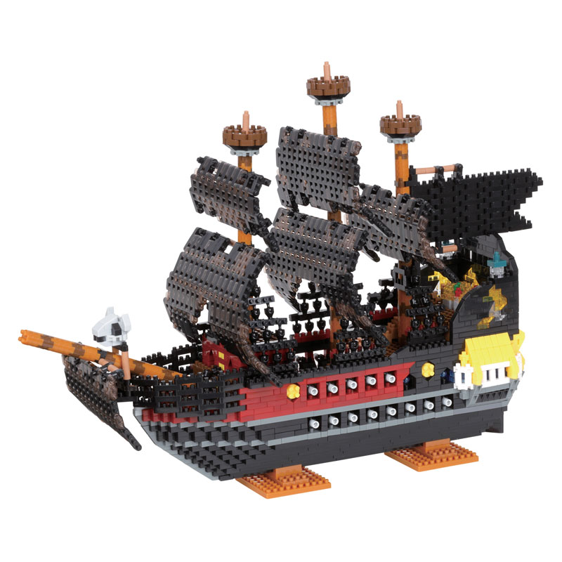 Advanced NANOBLOCK Pirate Ship 