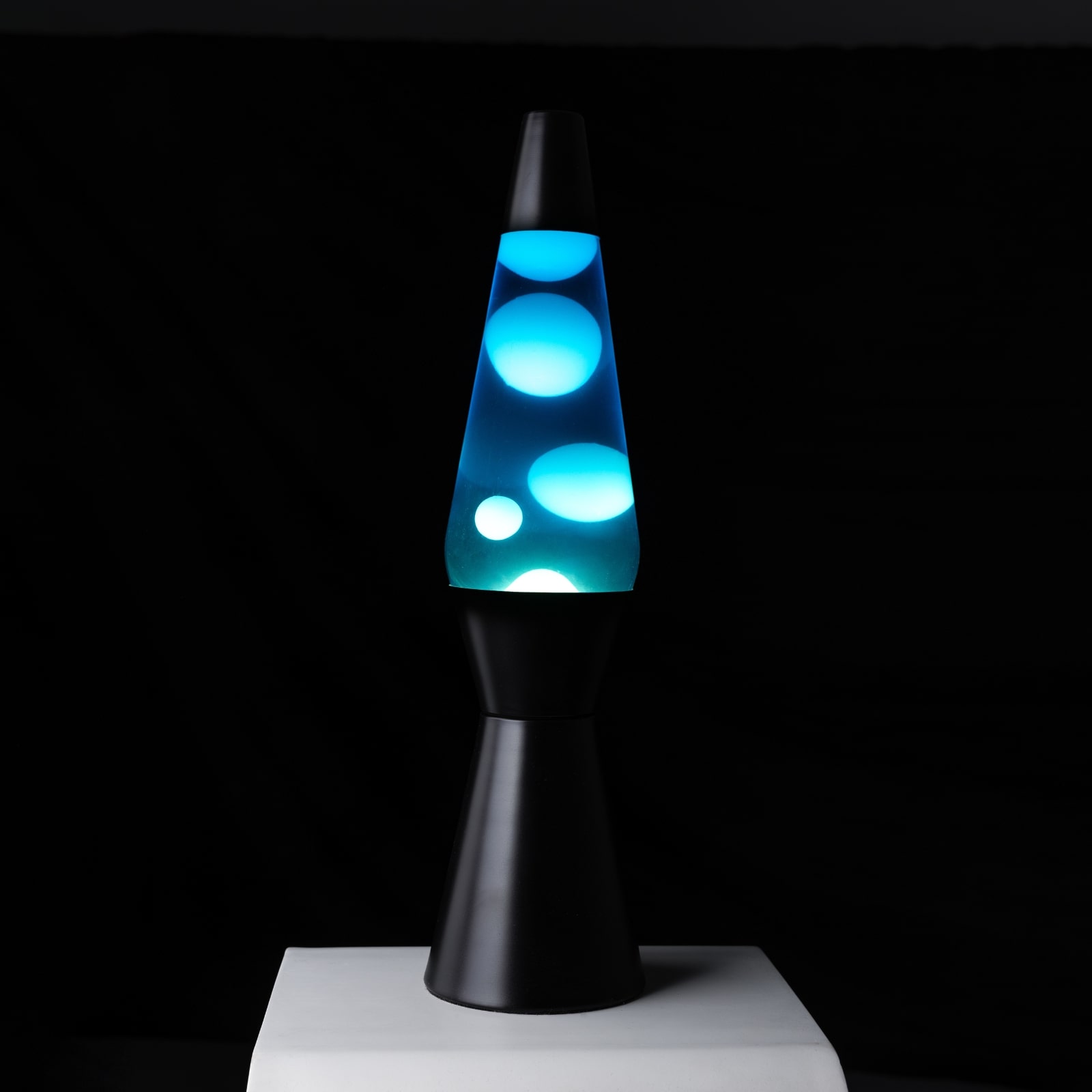 Lava Lamp BULLET blue 