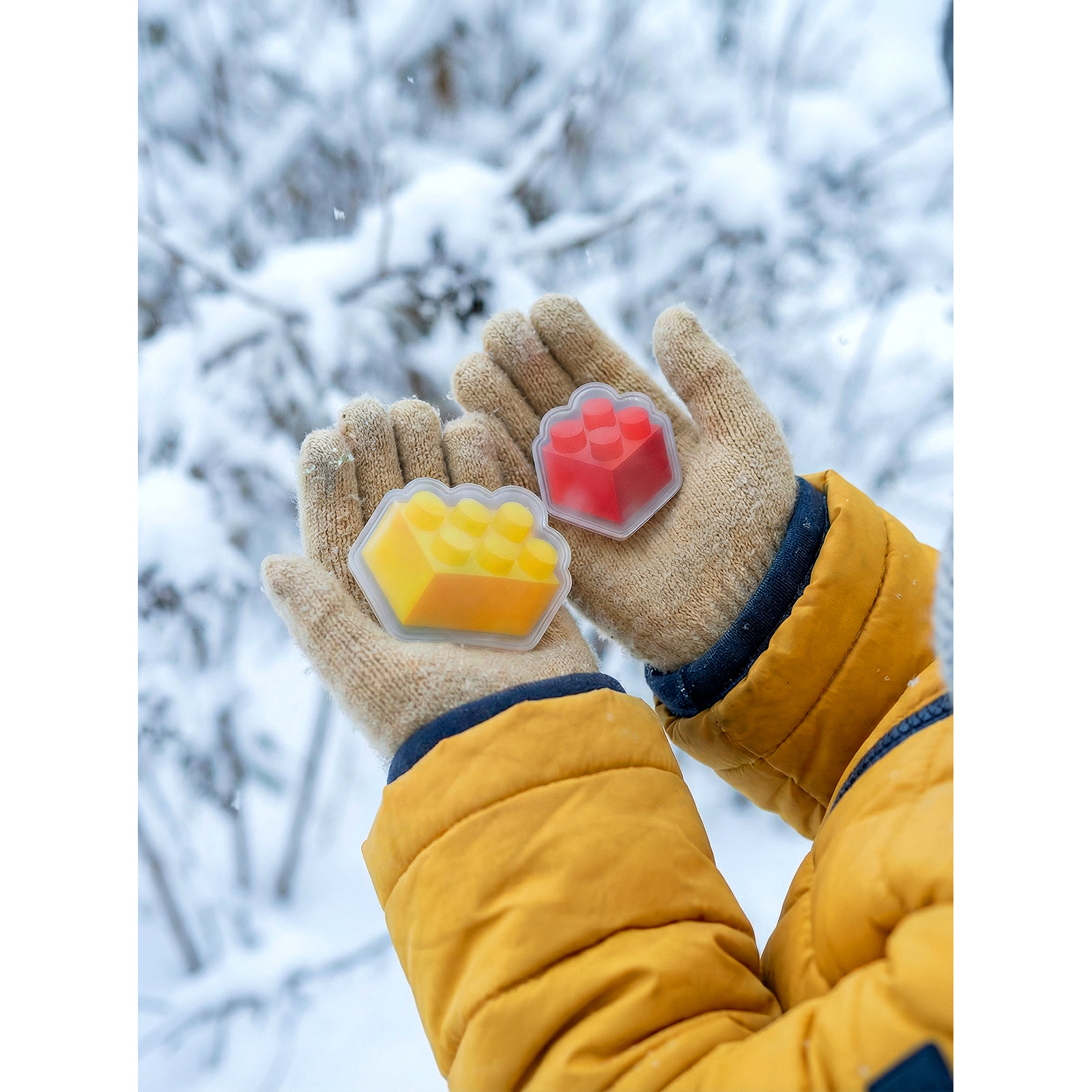 Hand warmer KIDS BUILDING BLOCKS  pack of 2