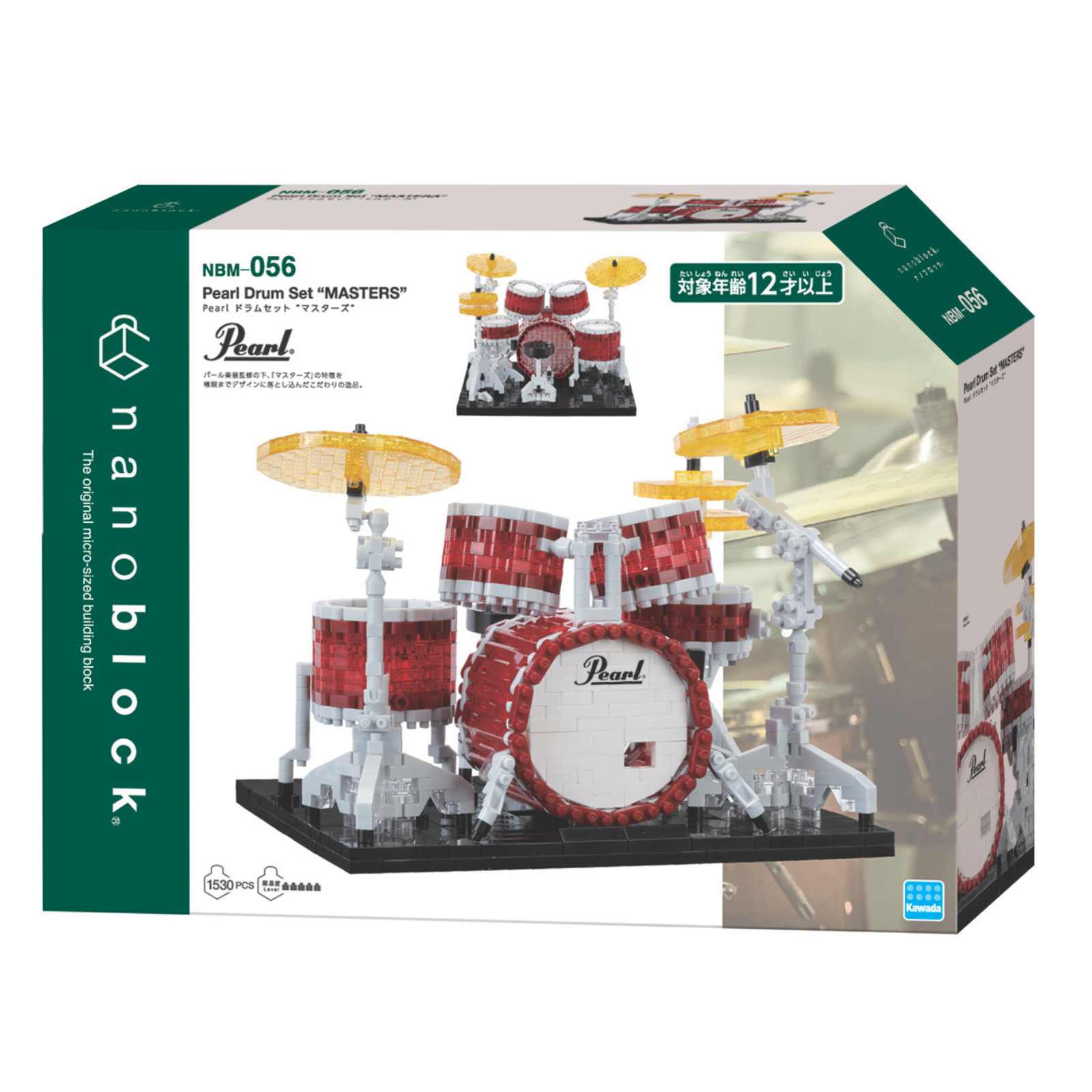 NANOBLOCK Pearl Drum Set MASTERS 