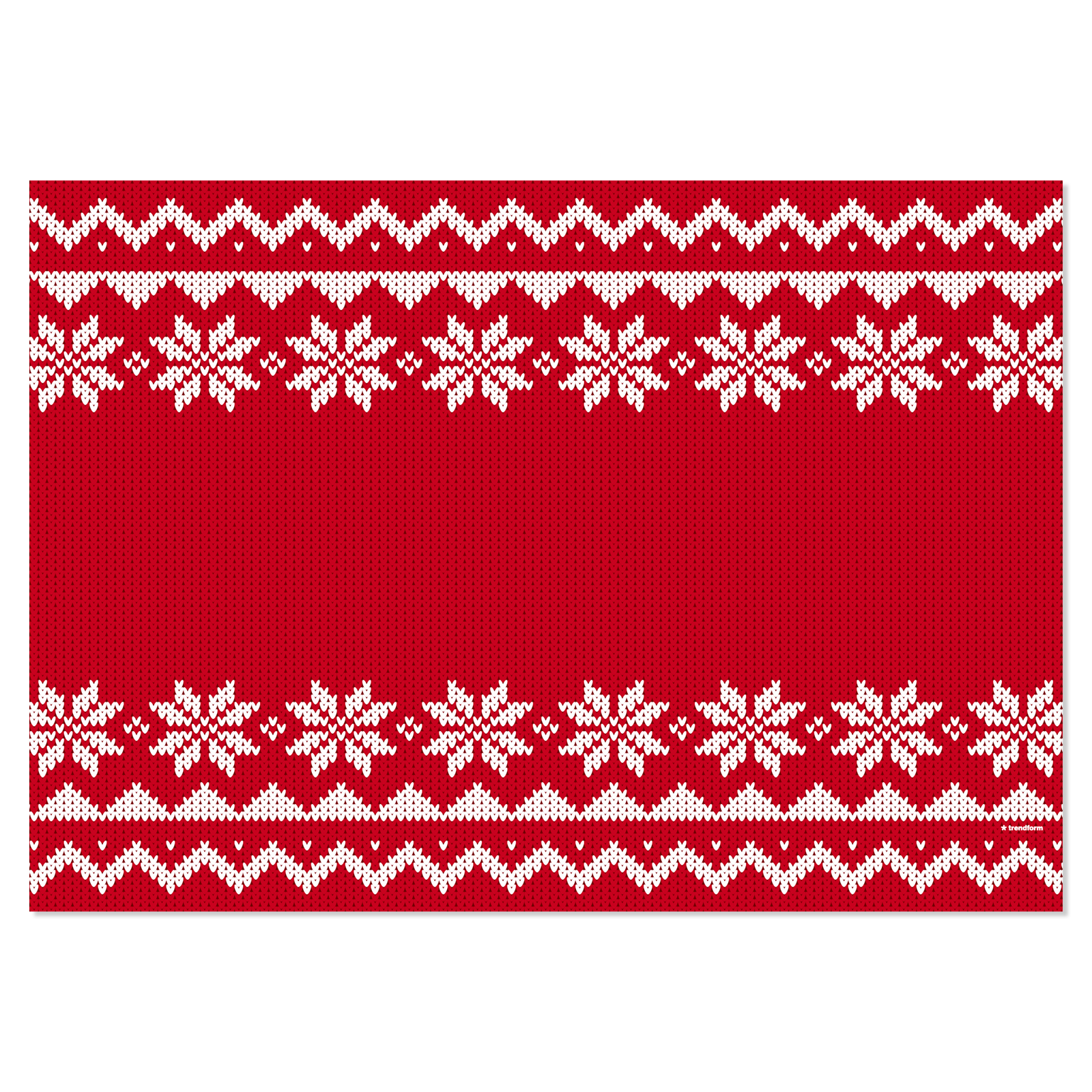 Paper placemat NORDIC CHRISTMAS 4 x 12 sheets