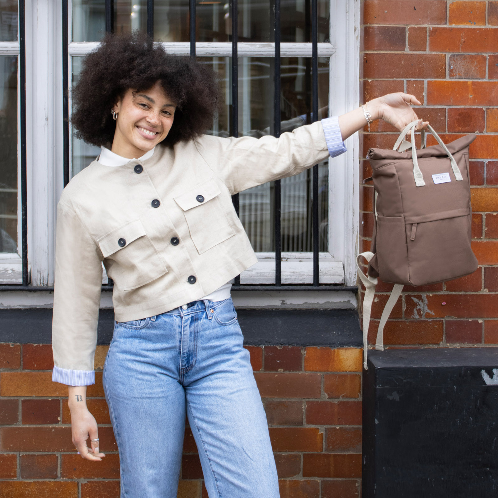 Medium Backpack Cocoa Brown 