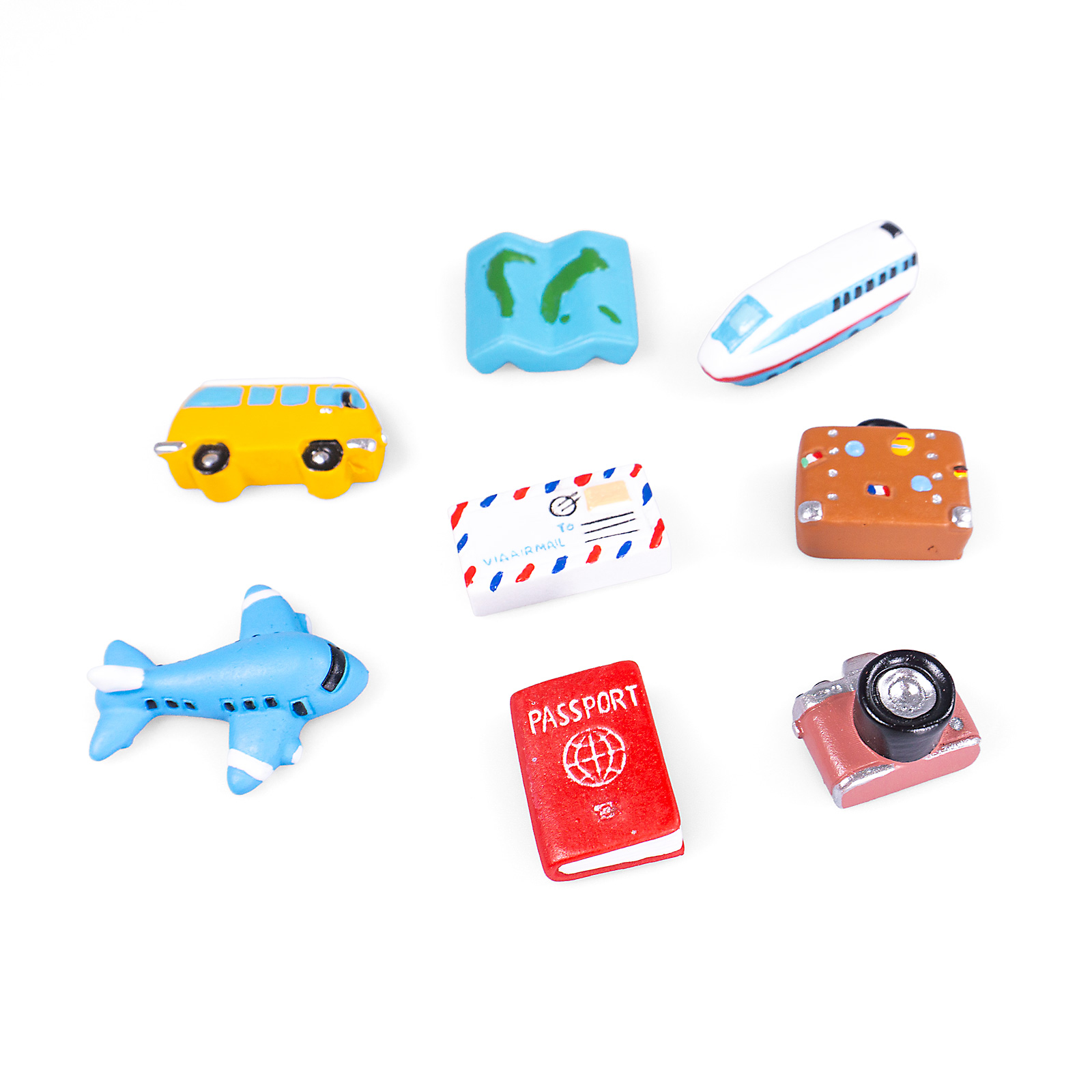 Magnete TRAVEL 8er Set multicolor