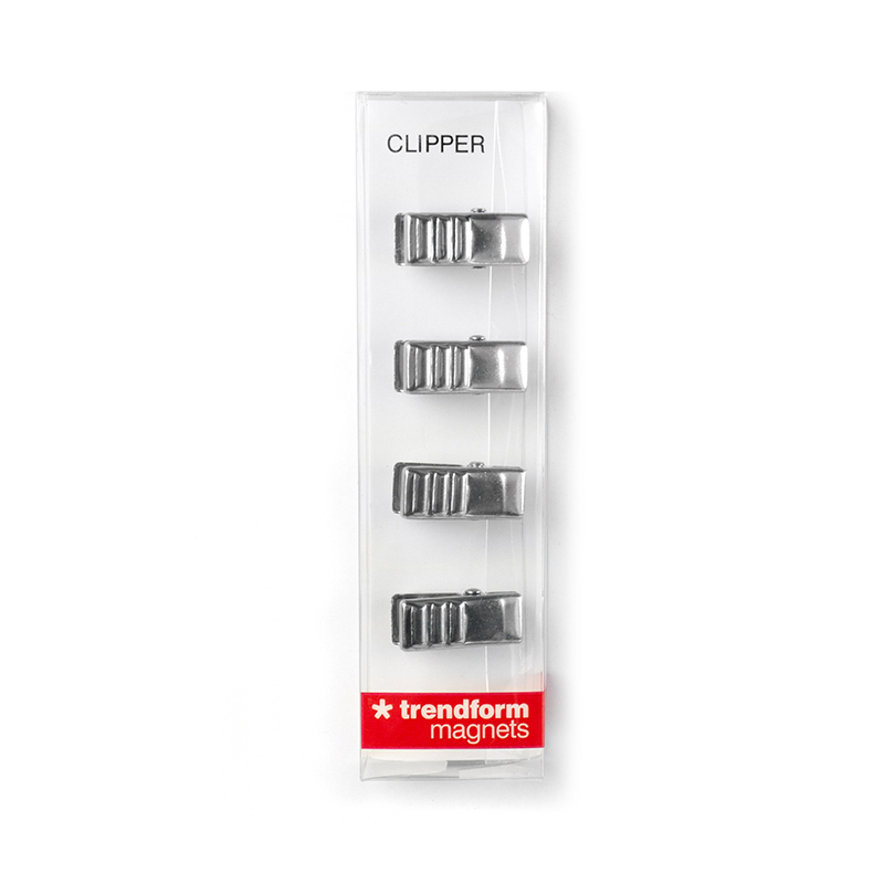 Magnet-Clip CLIPPER 4er Set chrom 