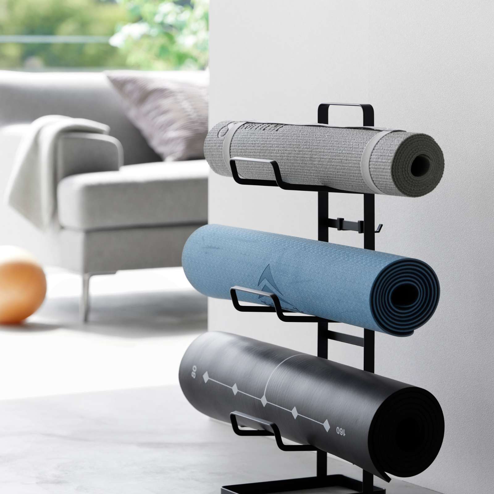 Support d'équipement de fitness TOWER noir