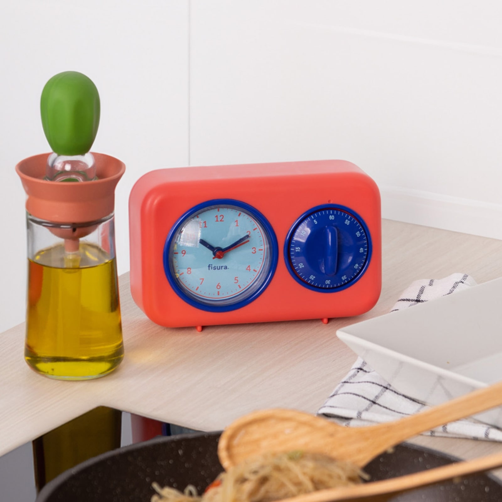 RETRO KITCHEN TIMER red 