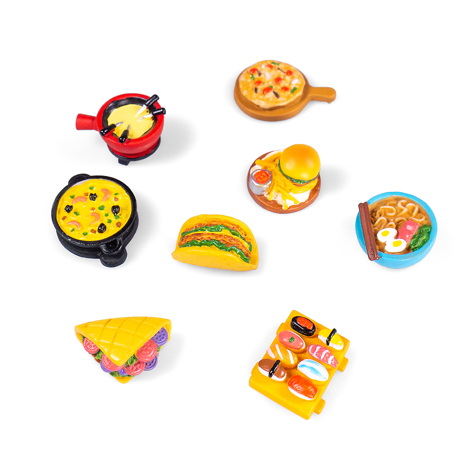 Magnete WORLD FOOD 8er Set multicolor