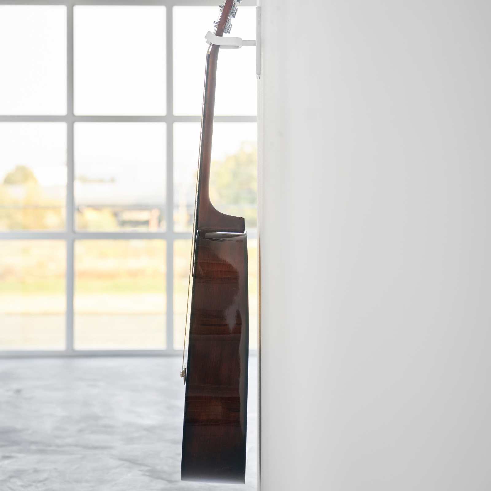 Wand-Gitarrenhalter TOWER weiss