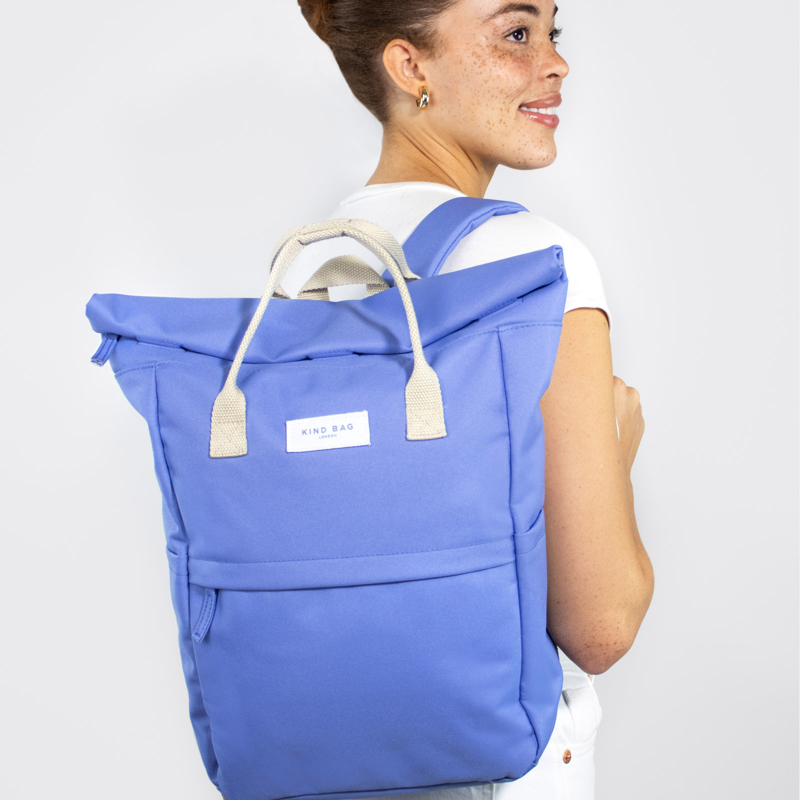 Medium Backpack Dusty Blue 