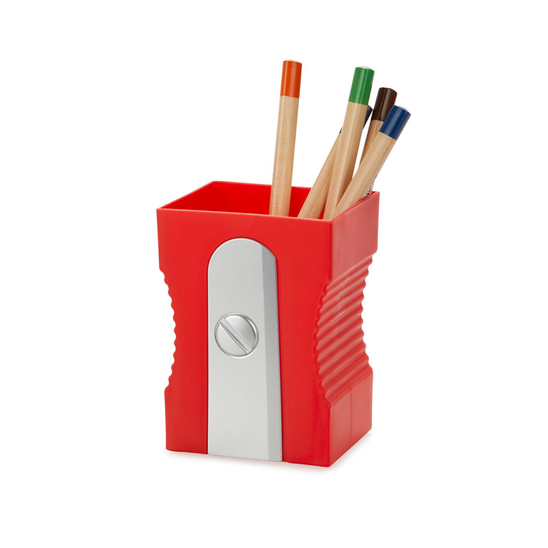 Support-stylo SHARPENER rouge 