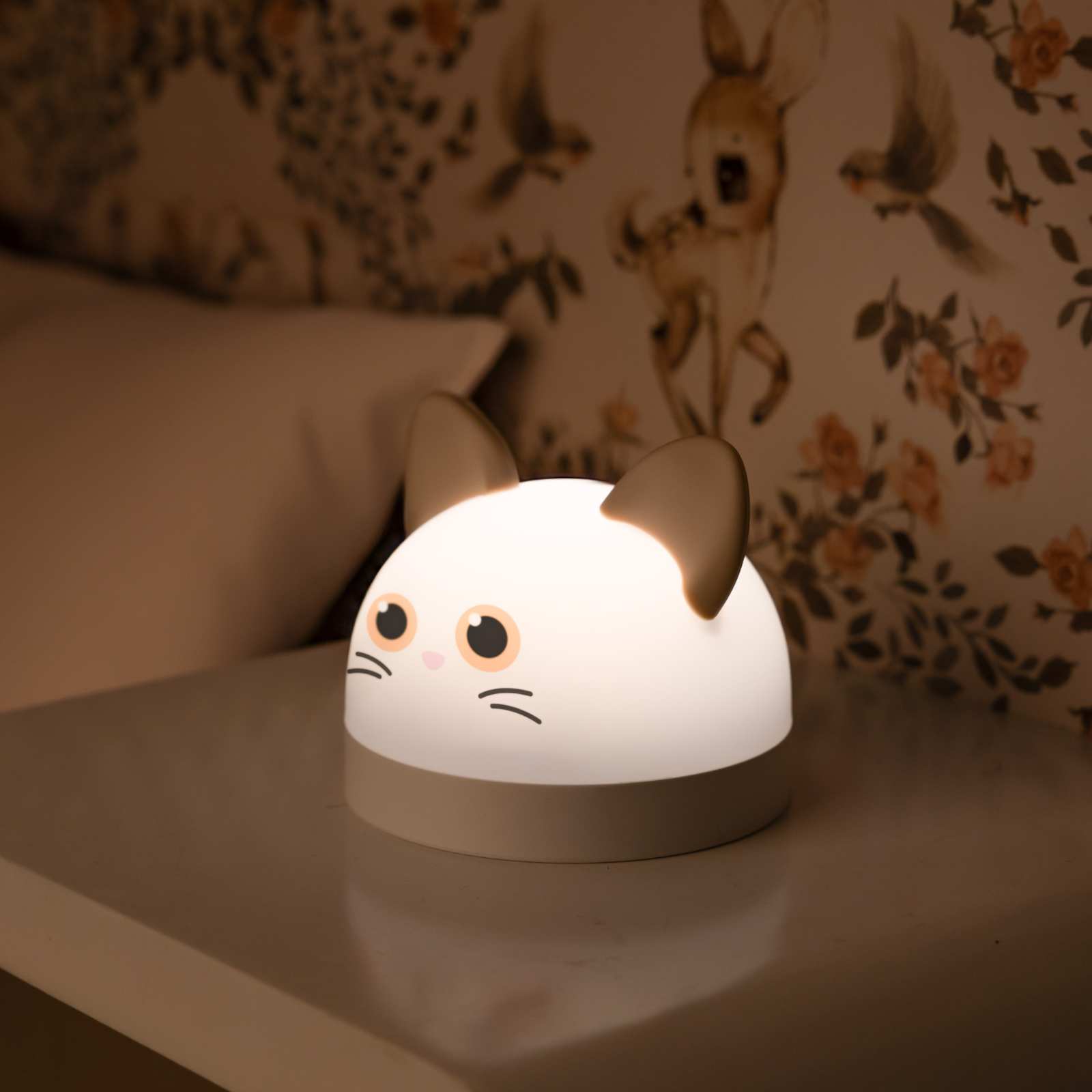 Cat alarm clock & night lamp