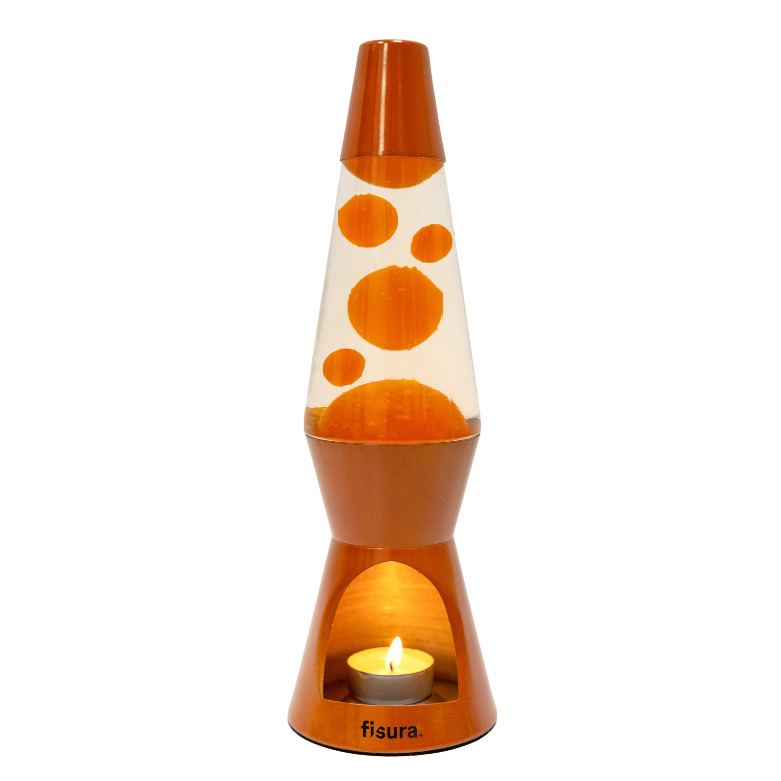 Lava Lamp T-LIGHT - terracotta 