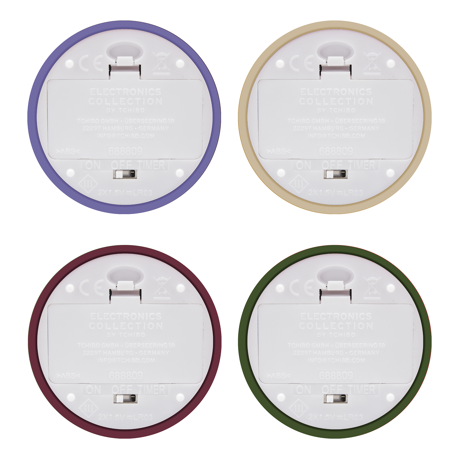 LED Teelicht-Set Nora 4er Set
