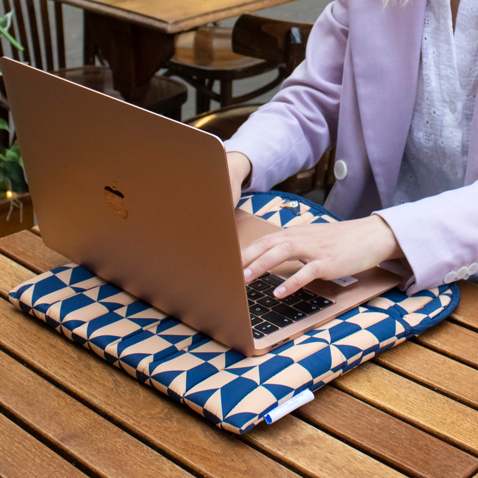 Laptop Sleeve 13'' Navy Coffee  