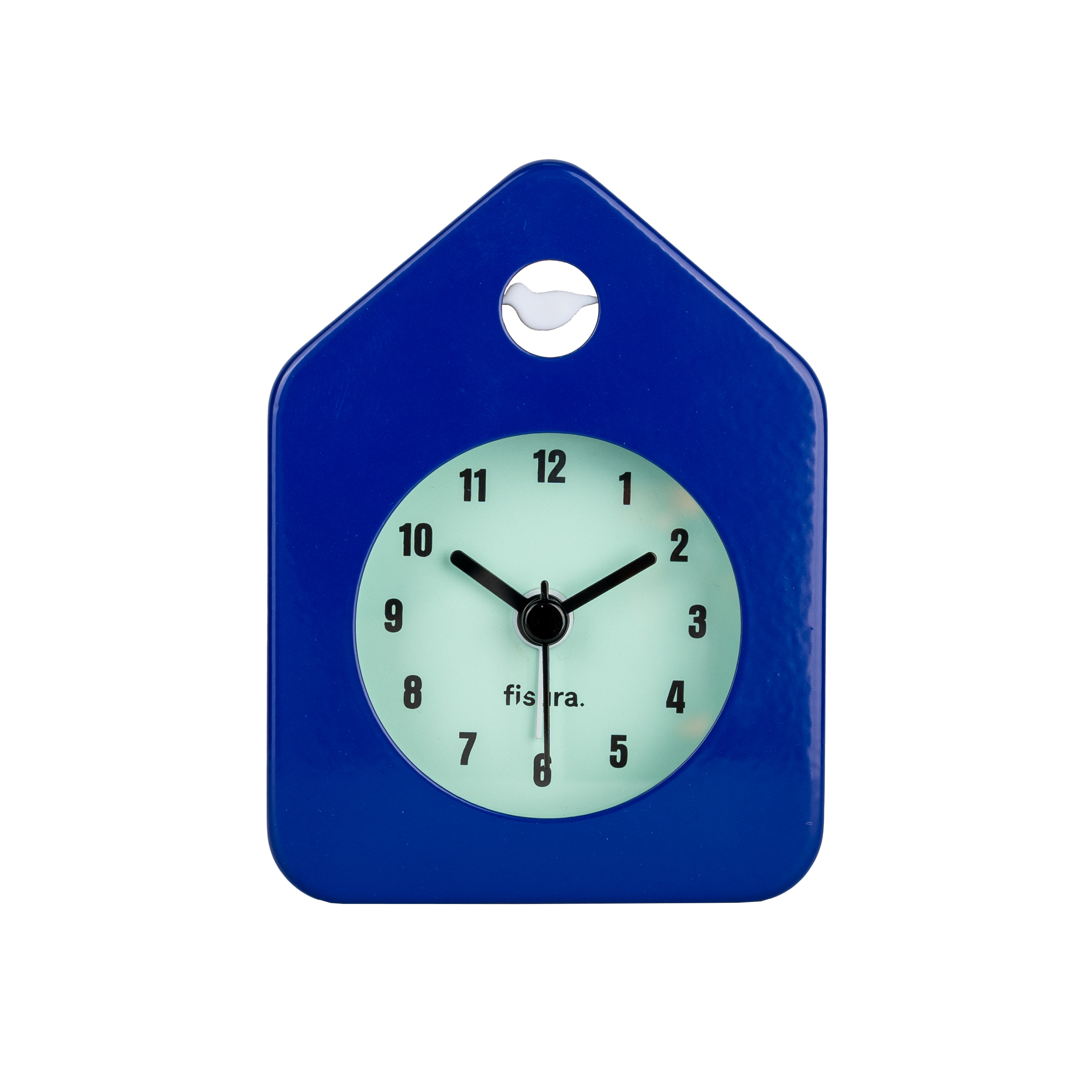 MINI HOUSE ALARM CLOCK blue 