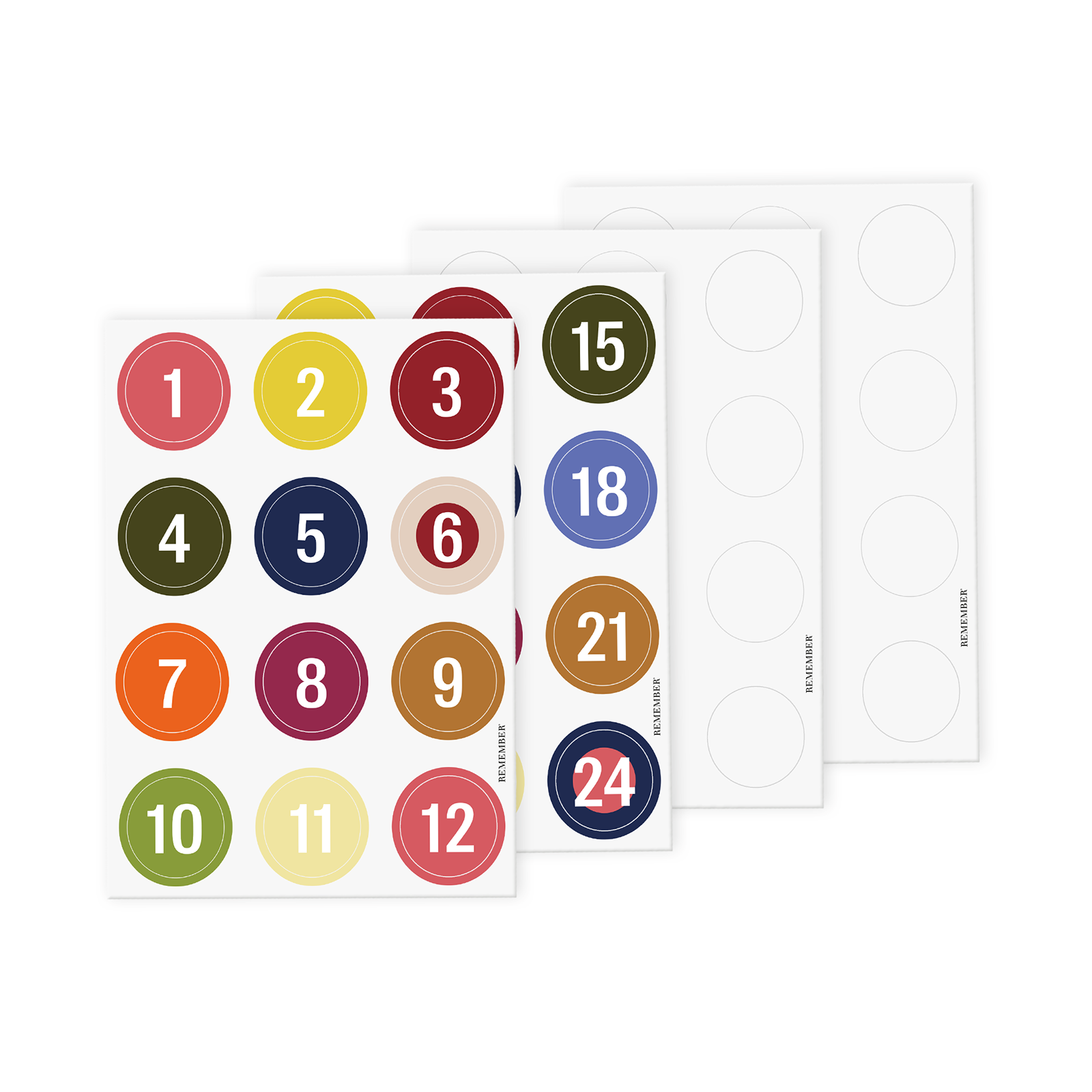 Adventskalender Tüten, 24er-Set