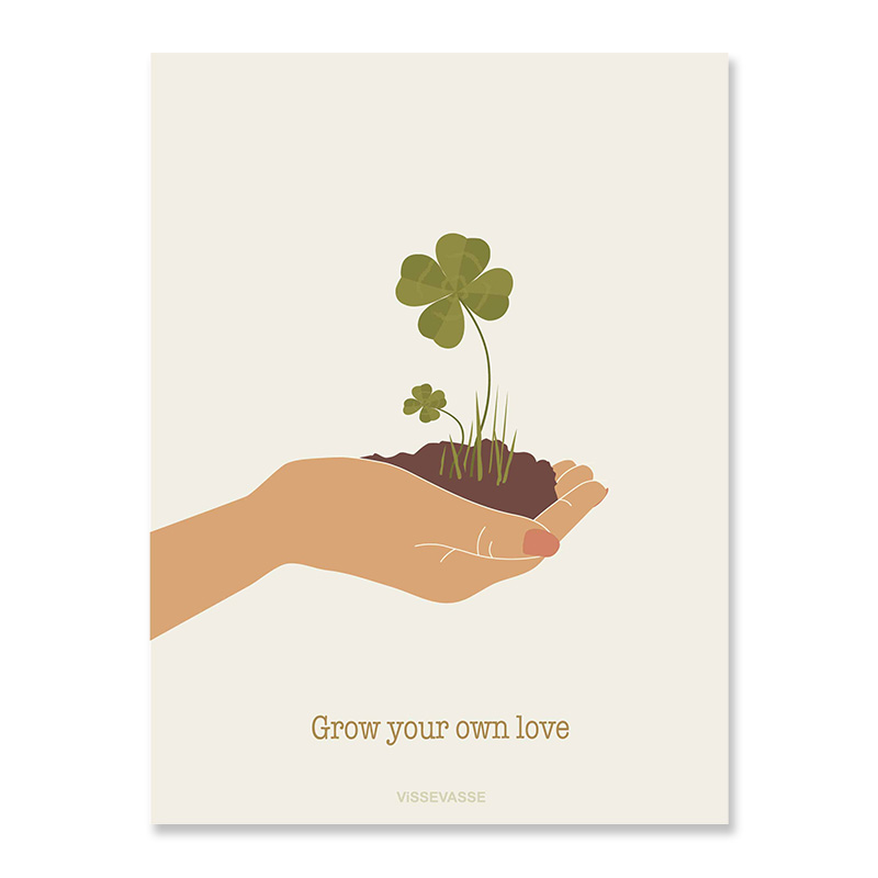 Greeting card Grow your own luck 