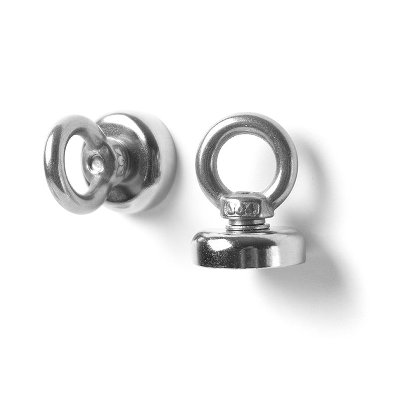 Magnetic ring CATCH set of 2 stainless steel 