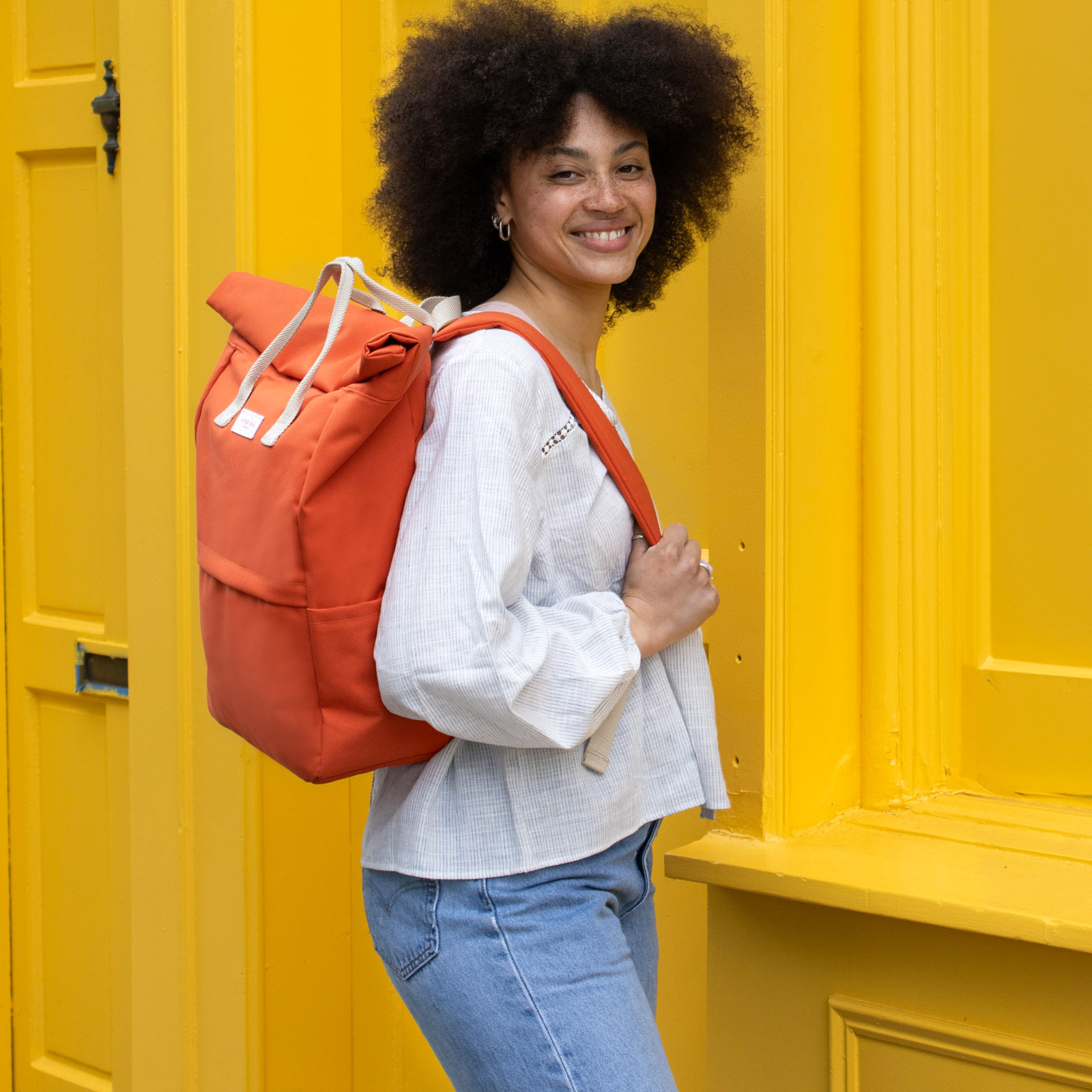 Large Backpack Burnt Orange 