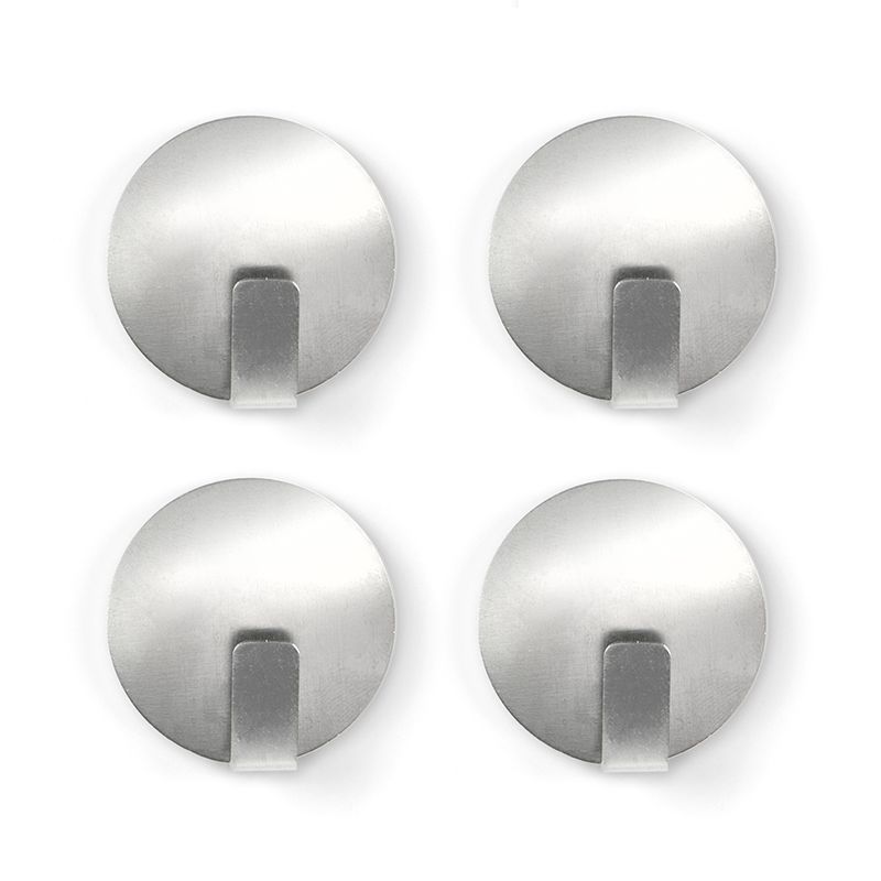 Magnetic hook SOLID set of 4 stainless steel 