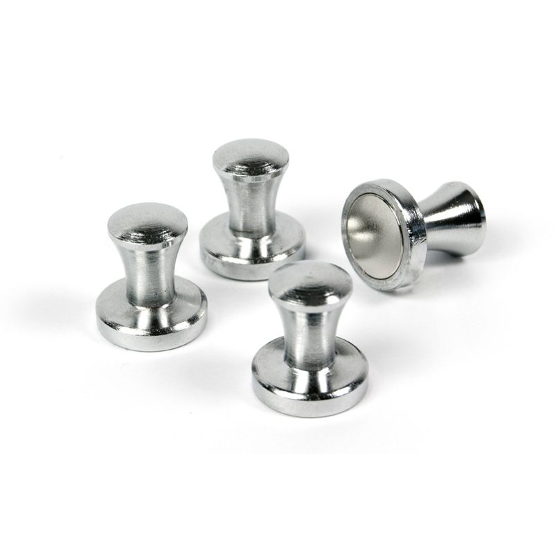 Superstrong Magnets MINI-MAX set of 4  silver 