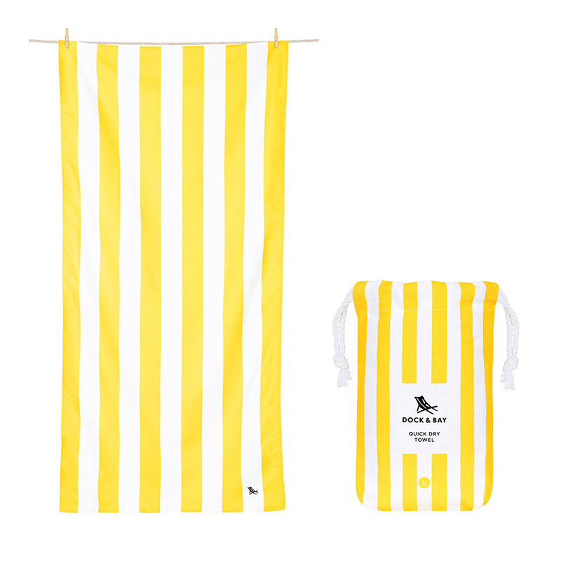 Towel CABANA L yellow 