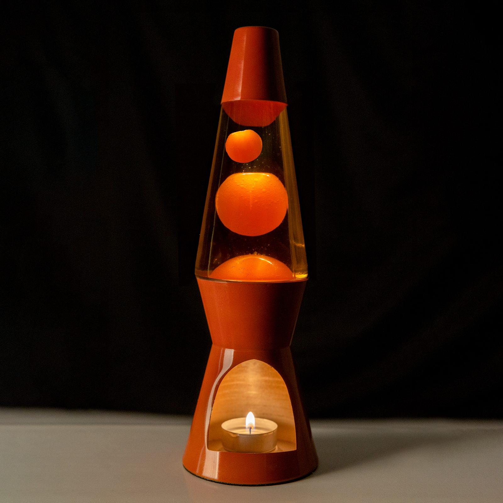 Lava Lamp T-LIGHT - terracotta 